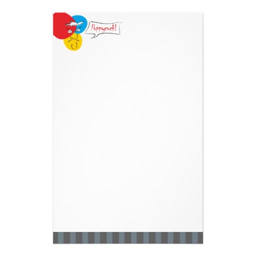 Mr.Pique Poppycock letterhead Stationery