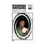 Mr Polyester Swirl Postage Stamp