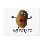 Mr Potato Cartoon Postcard
