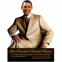 Mr. President (Classic) Photo Sculpture photo sculptures by thebarackspot Mr. President (Classic) Photo Sculpture photo sculptures