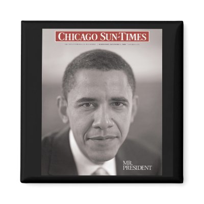 Mr President Obama Magnet by suntimes
