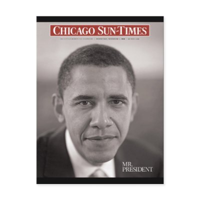 Mr. President Obama Postcard by suntimes