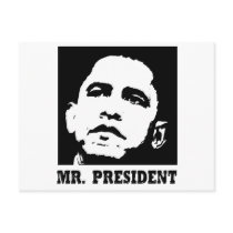 Mr. President postcards by obama_tshirts Mr. President postcards