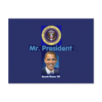 MR. PRESIDENT Postcard by samappleby MR. PRESIDENT Postcard