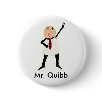 Mr. Quibb Button by Blackcarrot Mr. Quibb Button
