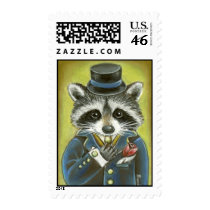 Mr Raccoon Stamps