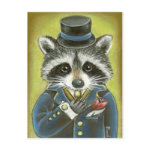 Mr Raccoon Post Card