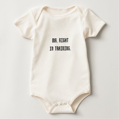 Mr. Right in training. T Shirt by avidee