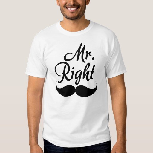 mr right t shirt