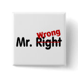Mr Right Wrong Buttons