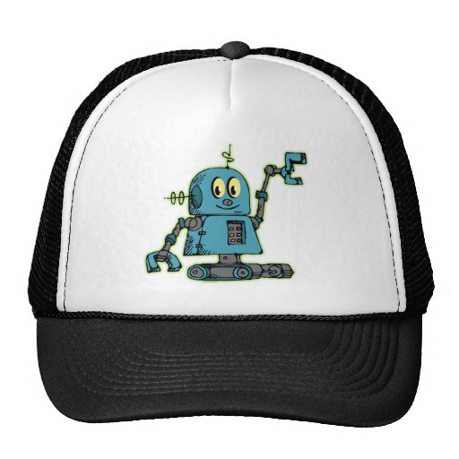blue hat transforming robot instructions