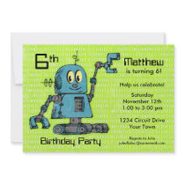 Mr. Robot Personalized Birthday Invitation