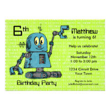 Mr. Robot Personalized Birthday Invitation