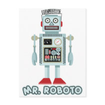 Mr Roboto Post Card