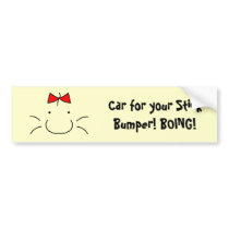 Mr. Saturn Bumper Sticker bumper stickers by bungalo Mr. Saturn Bumper Sticker bumper stickers