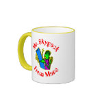 Mr. Skygack from Mars writing in his journal Coffee Mugs