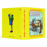 Mr. Skygack Observes Popcorn Vendor Vinyl Binders