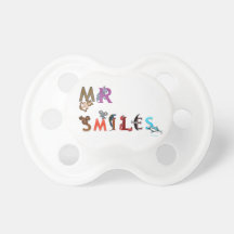 Mr Smiles Baby Pacifiers