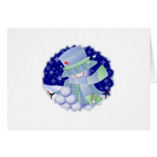 Mr. Snow Greeting Card