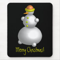Mr. Snowman mousepads