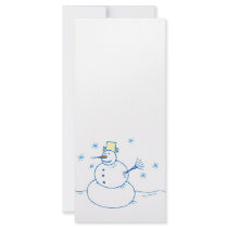 Mr. Snowman Rack Card rack cards by holiday_cheer Mr. Snowman Rack Card rack cards