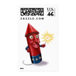 Mr. Sparkle Firecracker Toon stamps