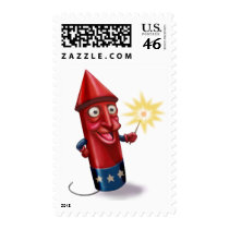 Mr. Sparkle Firecracker Toon Stamp