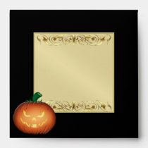 Mr. Spooky Jack O Lantern Halloween Envelope