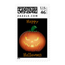 Mr. Spooky Jack O Lantern Halloween Postage