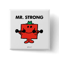 Mr Strong Classic 2 Pinback Buttons