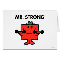 Mr Strong Classic 2 Greeting Card
