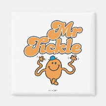 Mr Tickle Logo 2 Refrigerator Magnet