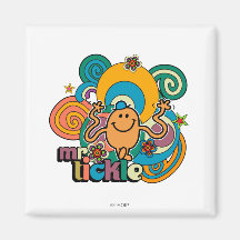Mr Tickle Swirl Color Fridge Magnet