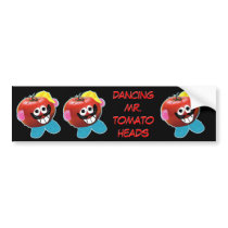 Mr Tomato Head humorous parody Bumper Sticker bumper stickers