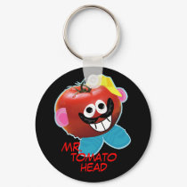 mr. tomato head humorous parody Keychain by popiconz mr. tomato head humorous parody Keychain