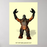 Mr Troll hates peanuts too! posters
