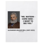Mr. Watson - Come Here - I Want To See You Custom Flyer