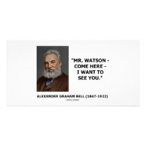 Mr. Watson - Come Here - I Want To See You Photo Card