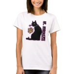 Mr. Whiskers Girls Spaghetti Strap t-shirts