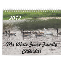 Mr White Goose Family Calendar