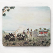 Mr White, Harris and Laing with a Party Mouse Pad