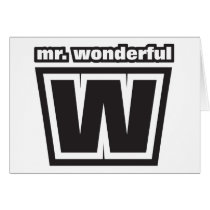 Mr Wonderful Card