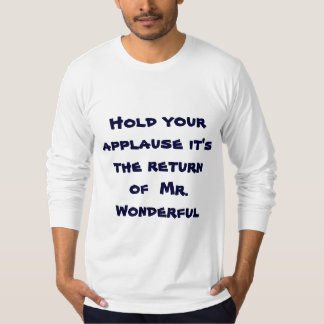 mr wonderful t shirt