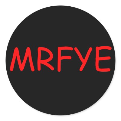MRFYE Round Stickers (Style 1) by mrfye17