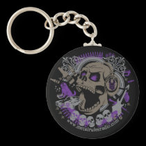 MRR Screaming Skull Keychain keychains