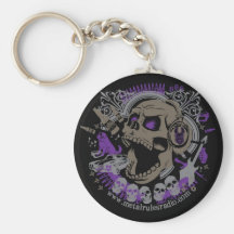 MRR Screaming Skull Keychain