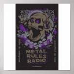 MRR Screaming Skull Poster posters