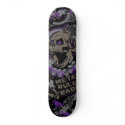 MRR Screaming Skull Skateboard by MetalRulesRadio MRR Screaming Skull Skateboard