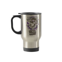 MRR Screaming Skull Travel Mug by MetalRulesRadio MRR Screaming Skull Travel Mug
