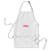 "MRS." apron by weddingwidgets "MRS." apron